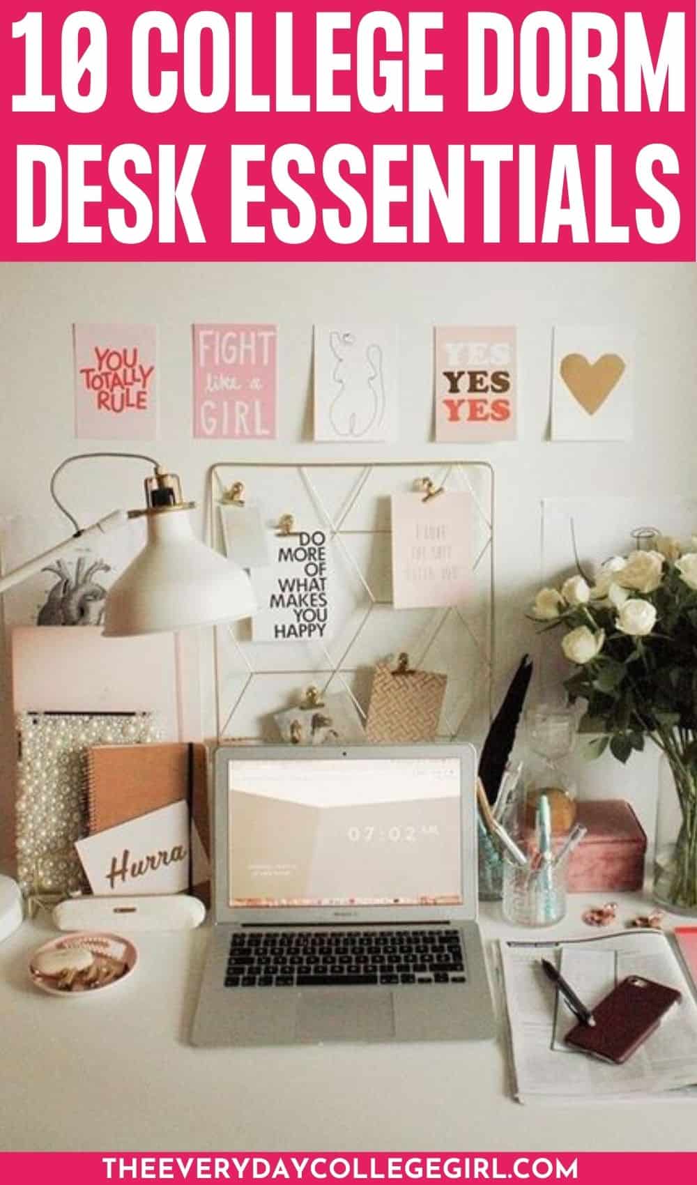 10 College Dorm Desk Essentials to Keep You Organized