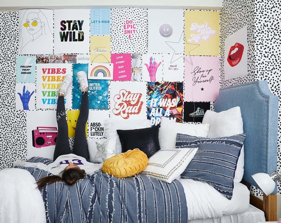 Cool Dorm Room Wall Decoration Ideas Shelly Lighting