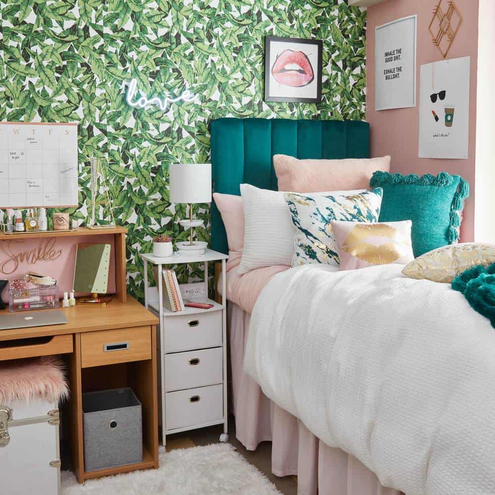 LV wall🥂  Painted bedroom doors, Cute bedroom decor, Room