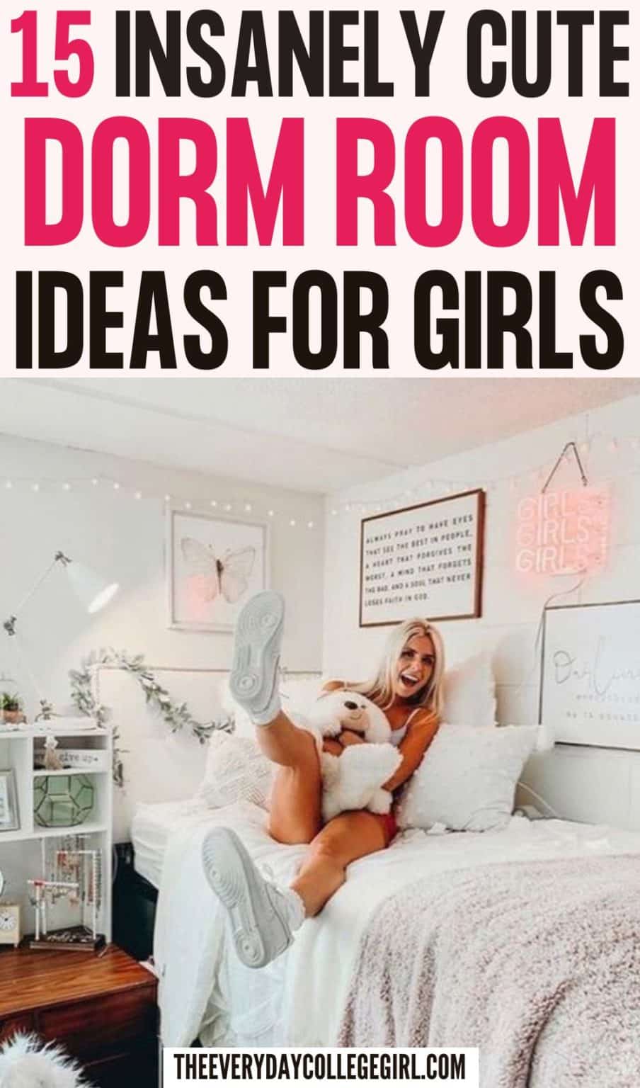 15 Trendy Dorm Room Ideas Girls Will Love