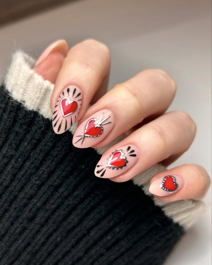 abstract-valentines-day-nails