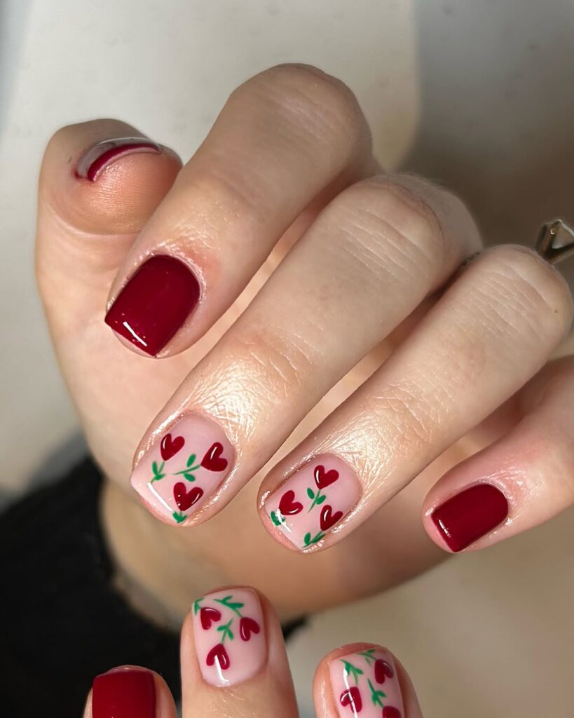 deep-red-cherry-valentines-day-nails